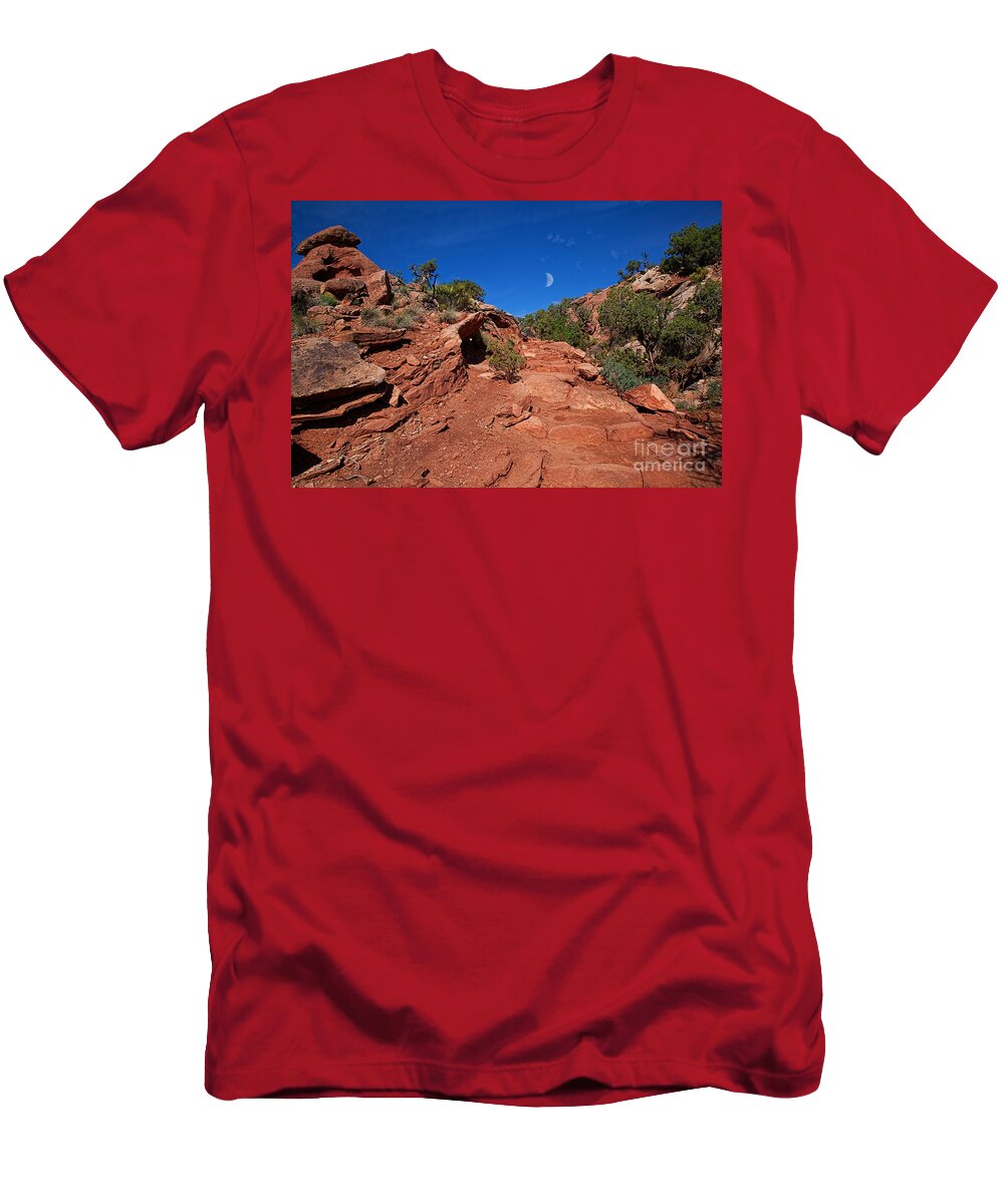 Red Rocks T-Shirt featuring the photograph Stairway to Heaven by Jim Garrison