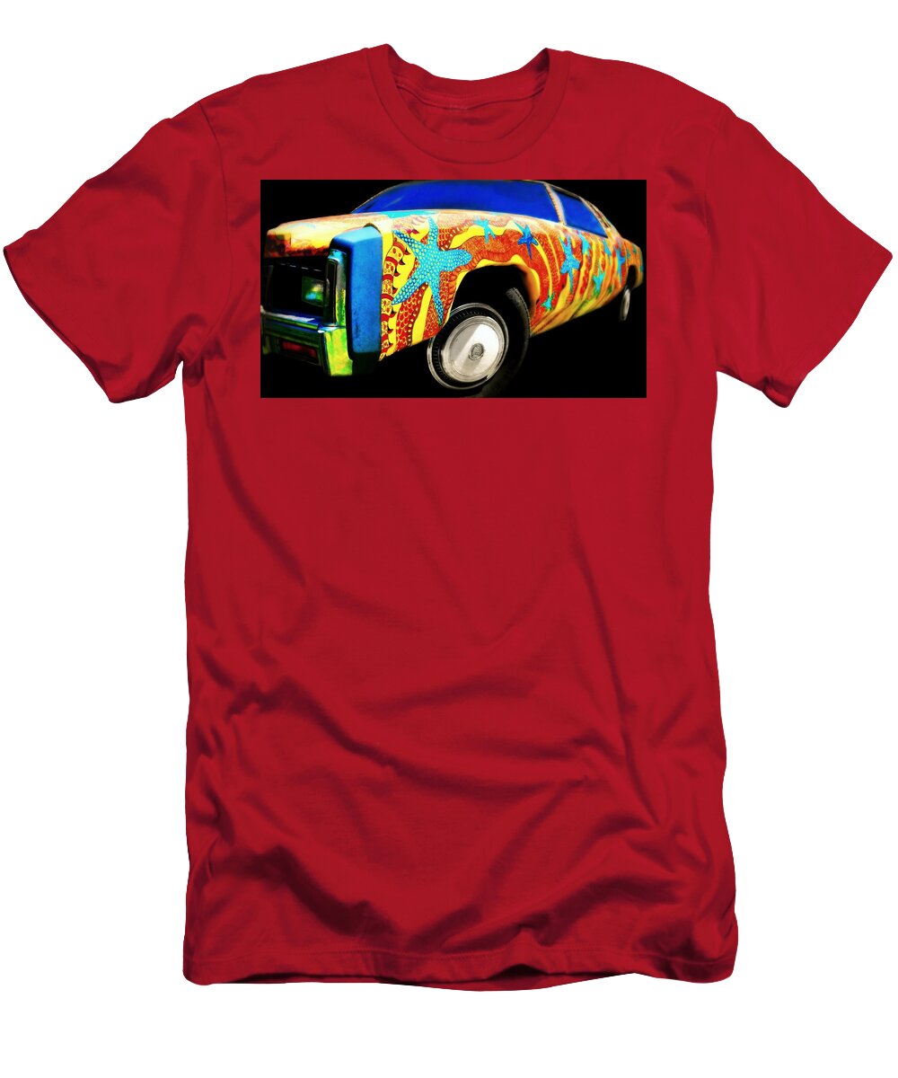 Classic Vintage Car T-Shirt featuring the photograph Starfish on Wheels by Diana Angstadt