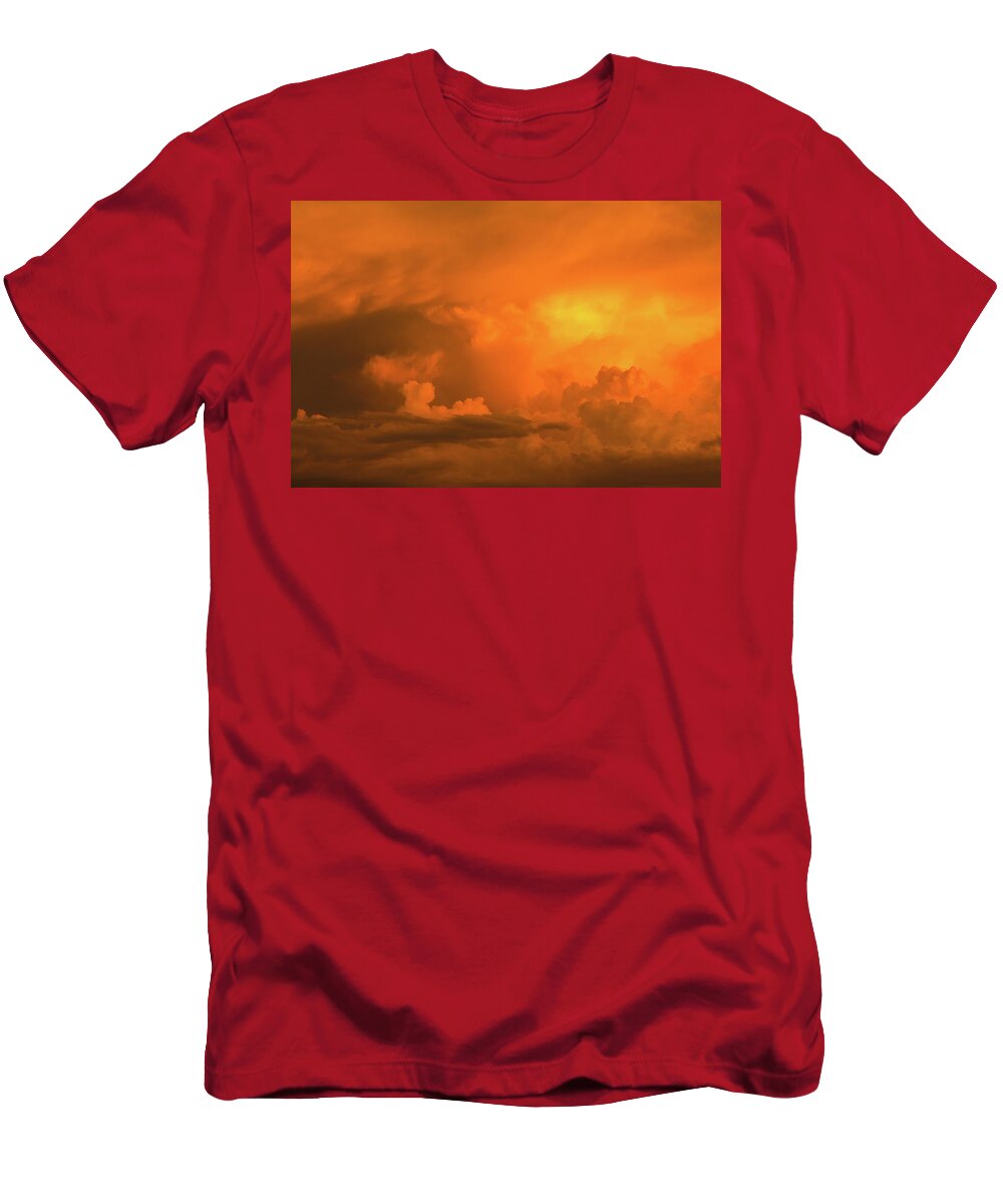 El Paso T-Shirt featuring the photograph Stormy Sunset by SR Green