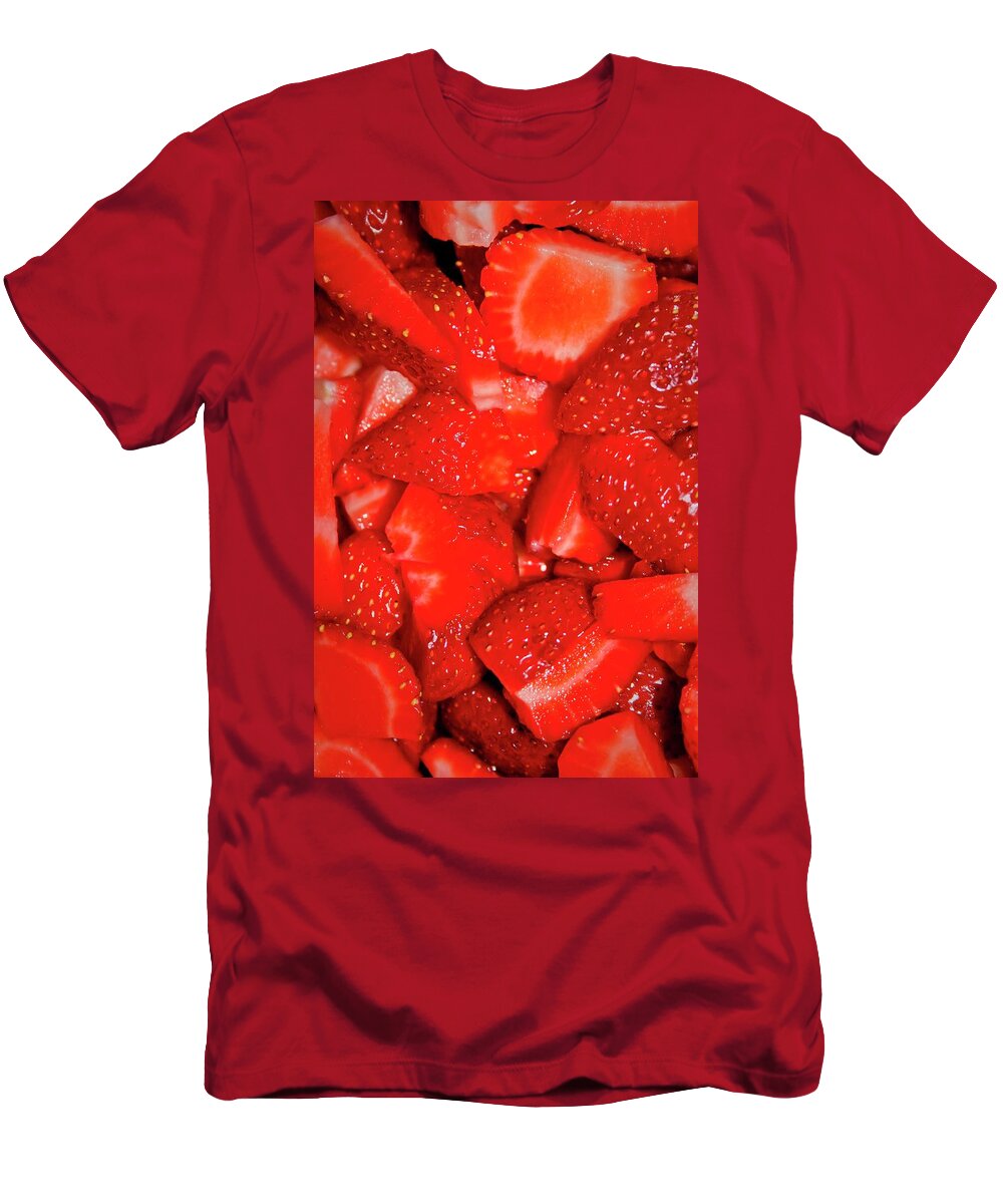 Strawberries T-Shirt featuring the photograph Strawberries by Albert Seger