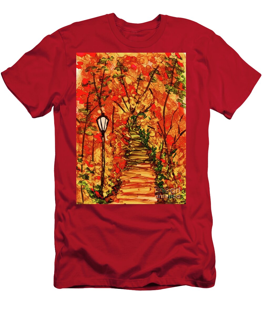 Afromov Style T-Shirt featuring the painting Style of Afromov by Eunice Warfel