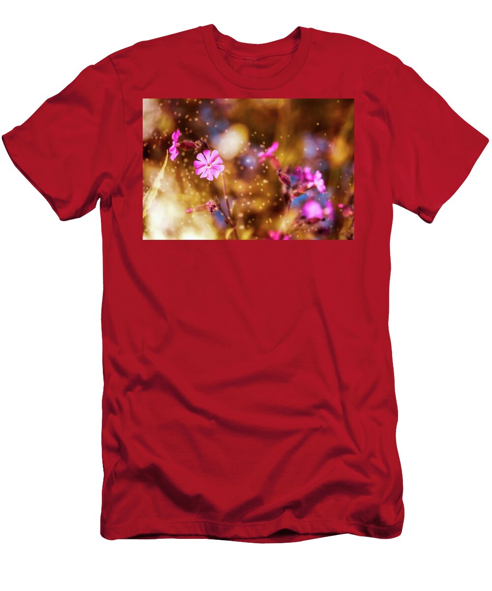 Red Campion T-Shirt featuring the photograph Summer Bounty by Mountain Dreams