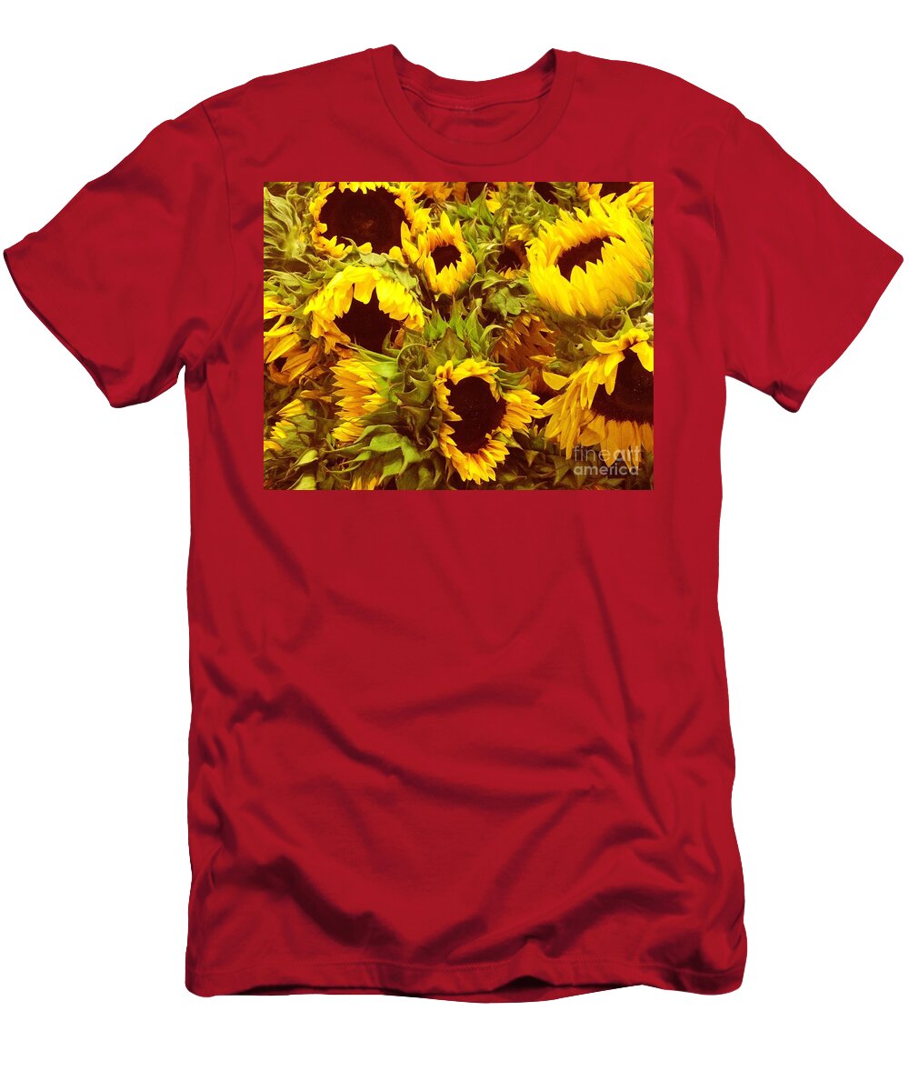 Sunflowers T-Shirt featuring the photograph Sunflower Party by Onedayoneimage Photography