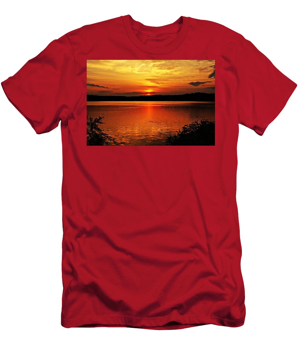Sunrise T-Shirt featuring the photograph Sunset XXIII by Joe Faherty