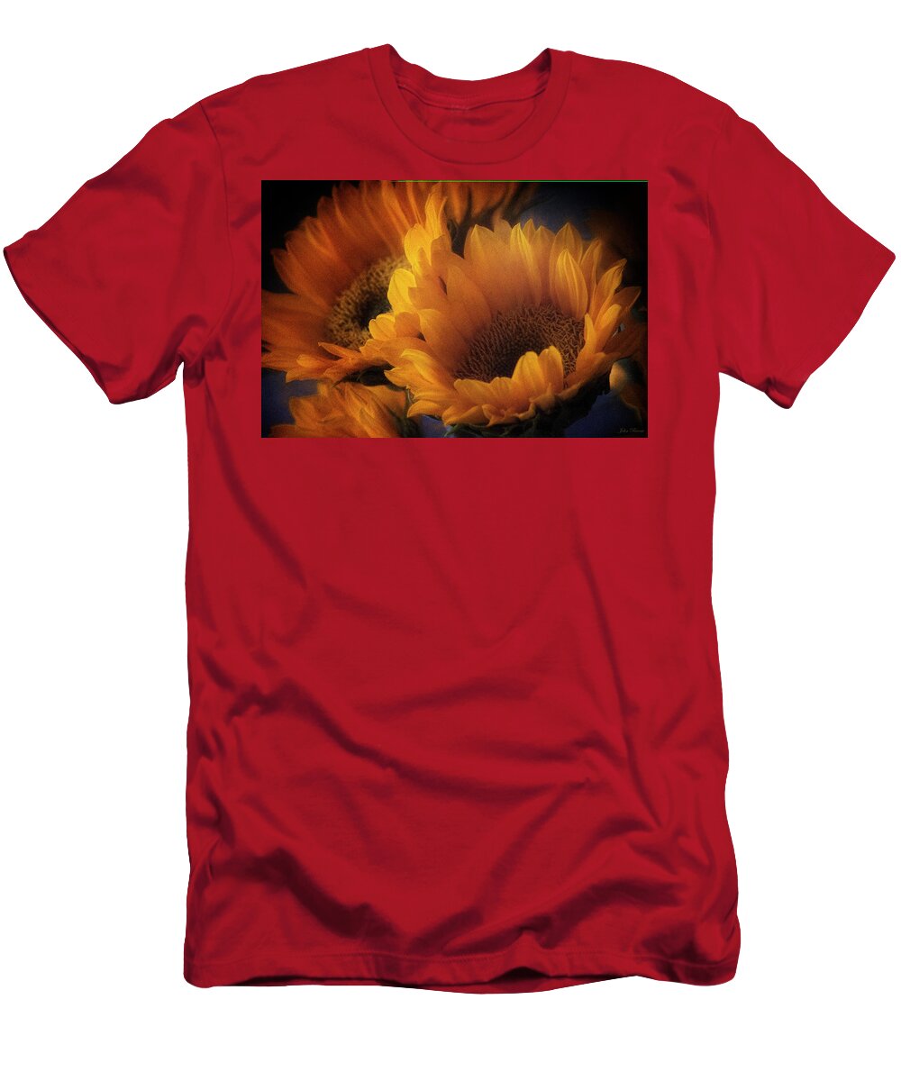 Sunflowers T-Shirt featuring the photograph Sunshine by John Rivera