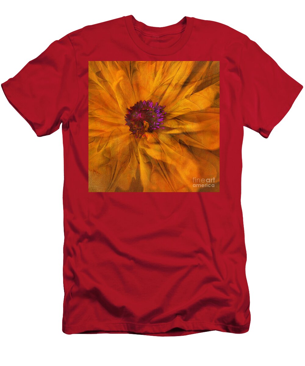 Flower T-Shirt featuring the digital art The Beauty of Maturity by Klara Acel