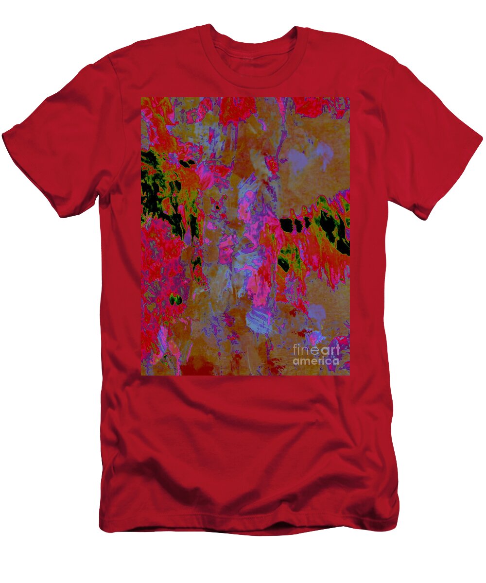 Abstract Expressionistic Painting In Gouache T-Shirt featuring the painting The Creative Spirit 2 by Nancy Kane Chapman