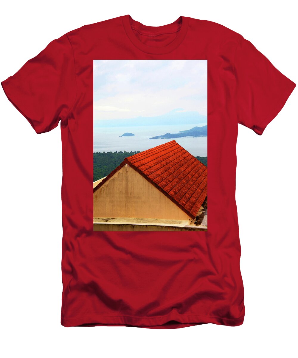 Cavite T-Shirt featuring the photograph The Roof Be Told by Jez C Self