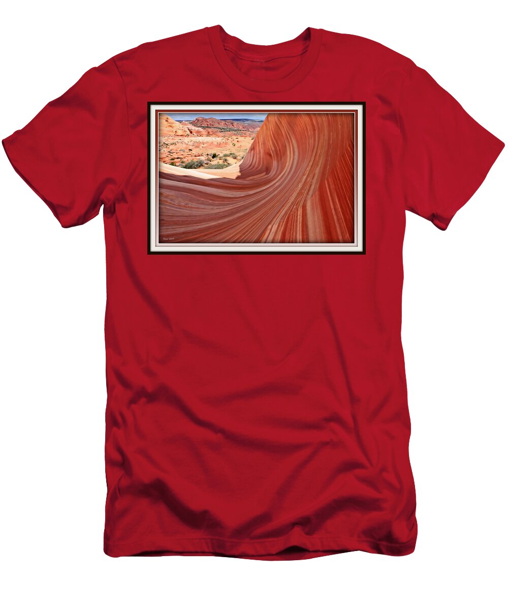 Coyote T-Shirt featuring the photograph The Wave III by Farol Tomson