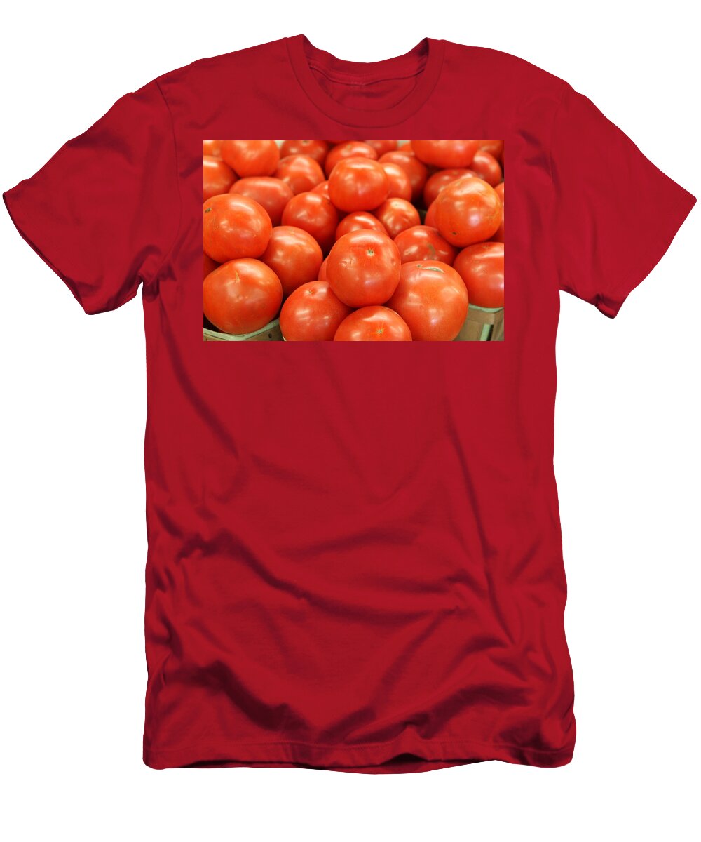 Food T-Shirt featuring the photograph Tomatoes 247 by Michael Fryd