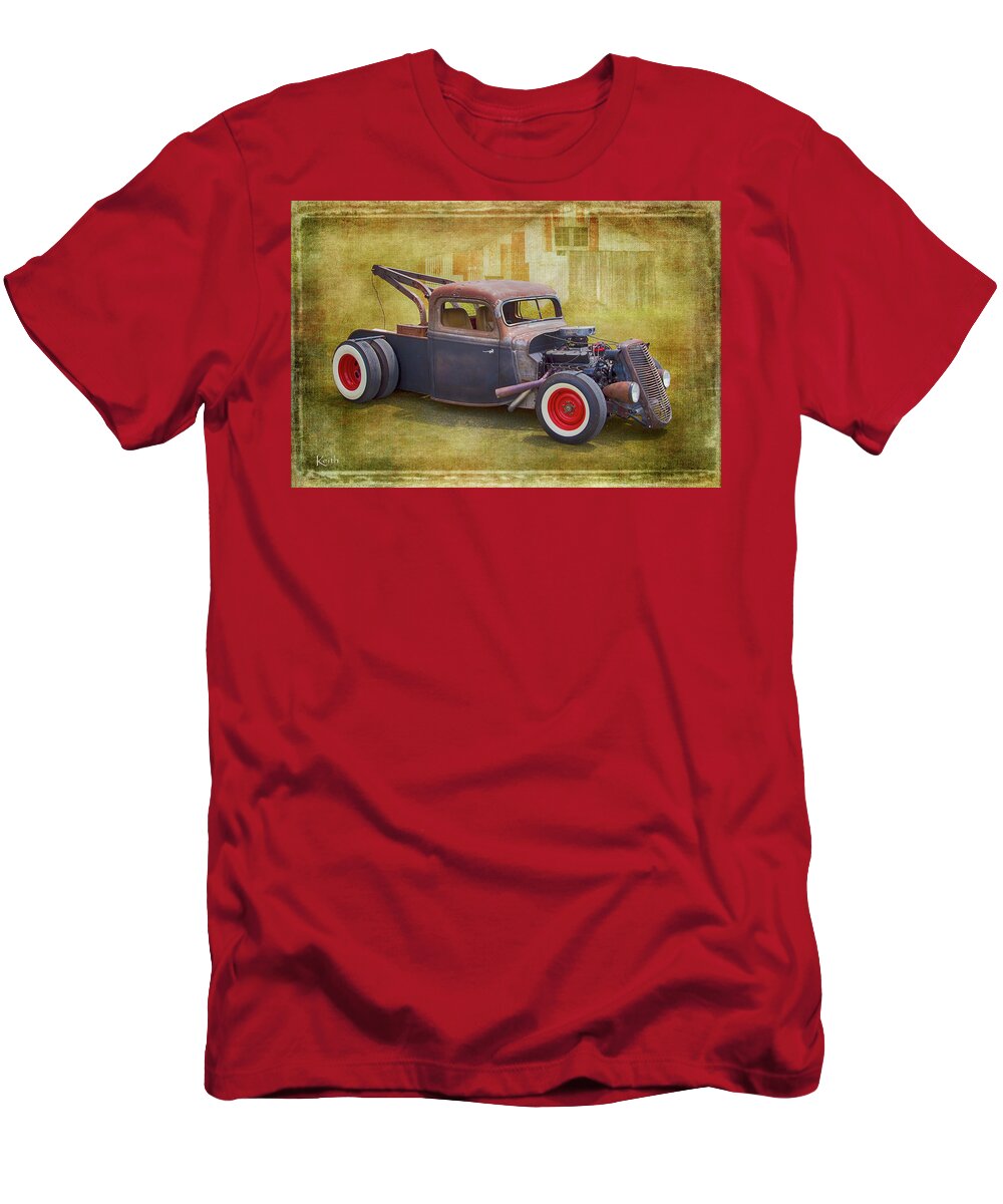 Rat Rod T-Shirt featuring the photograph Tow Rat by Keith Hawley