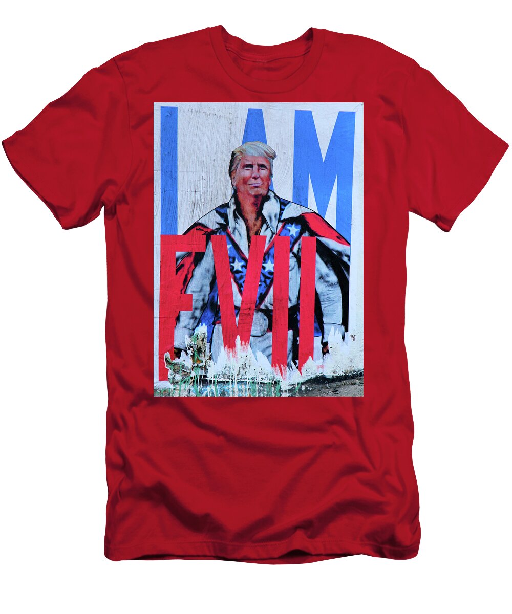 Trump T-Shirt featuring the photograph Trump Again by Munir Alawi