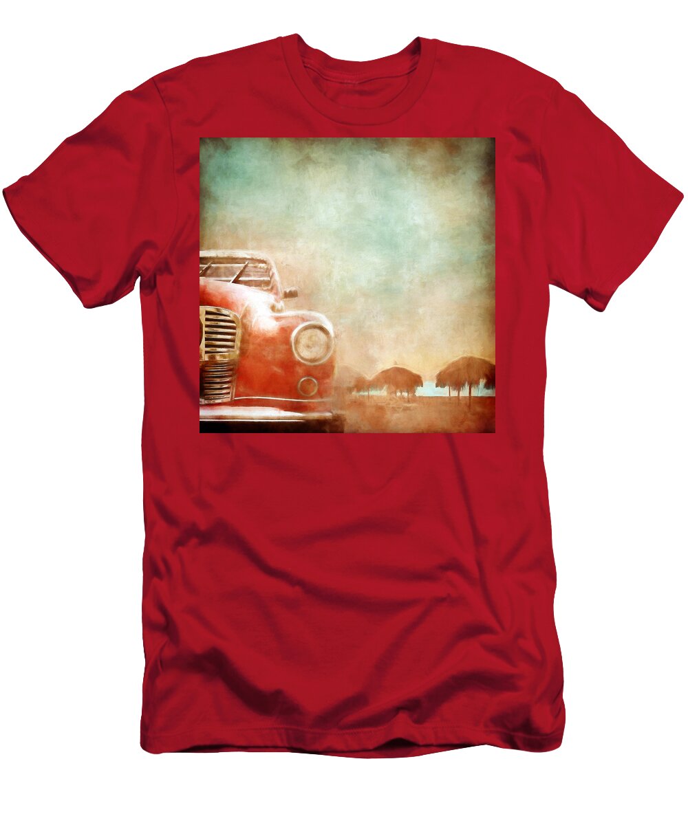 Vintage T-Shirt featuring the digital art Vintage 54 by Ronald Bolokofsky