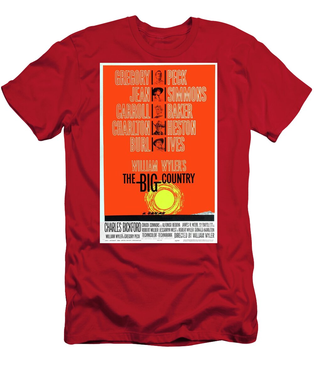 Snart Virus auditorium vintage Classic Movie Posters, The Big Country T-Shirt by Esoterica Art  Agency - Fine Art America