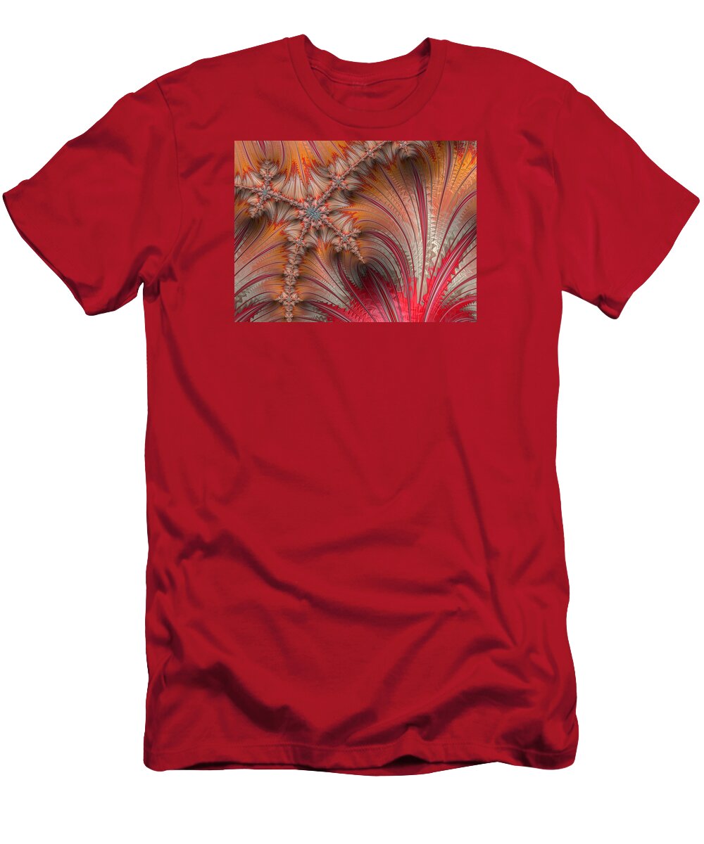 Fractal T-Shirt featuring the photograph Warm Arches by Constance Sanders