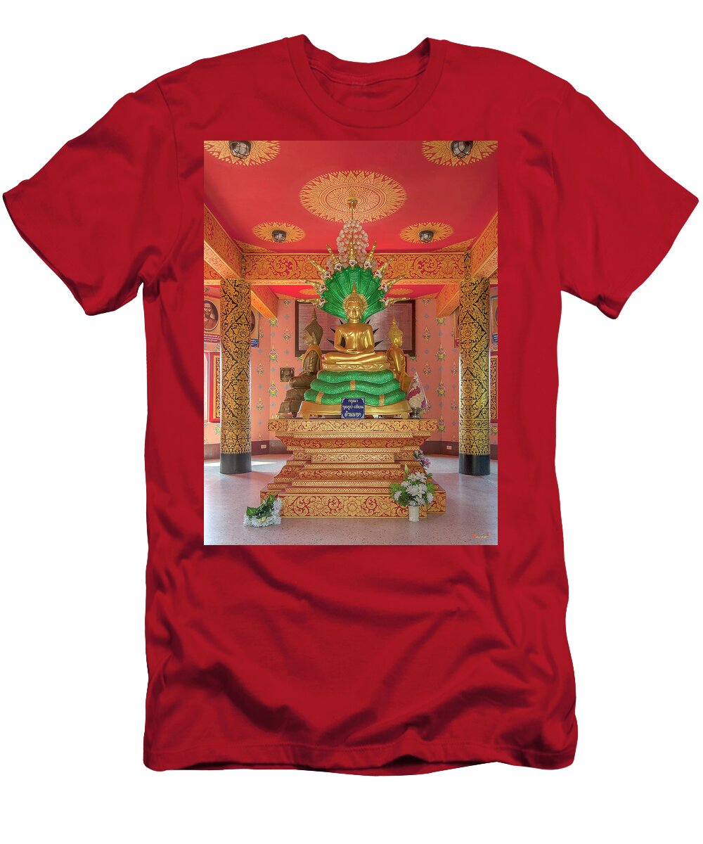 Scenic T-Shirt featuring the photograph Wat Pak Thang Phra That Chedi Interior DTHCM2155 by Gerry Gantt