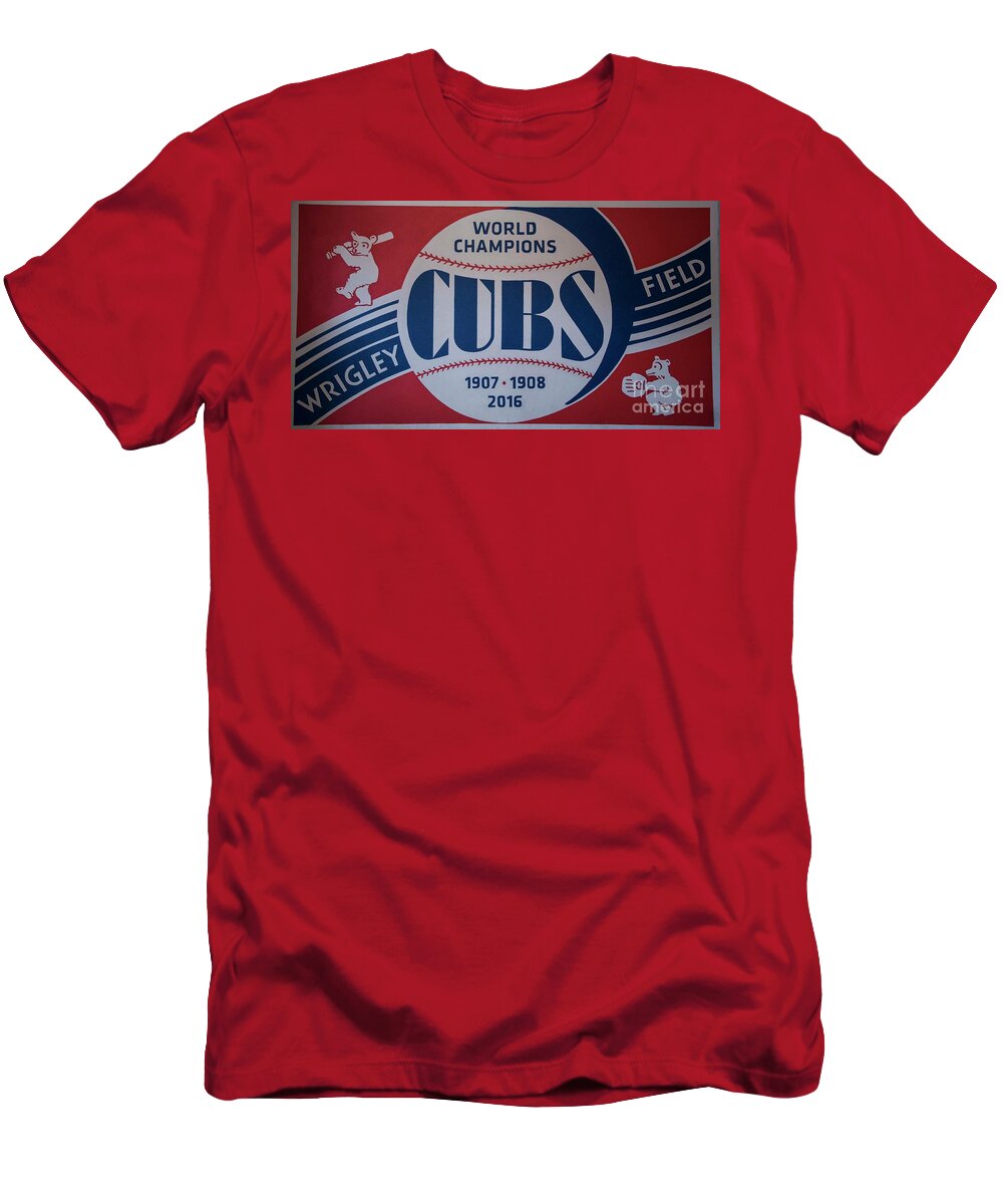 Chicago Cubs T-Shirt featuring the photograph Wrigley Field Game Day by David Bearden