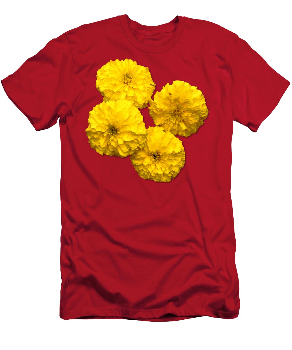 Yellow T-Shirt featuring the photograph Yellow Flowers by Bob Slitzan