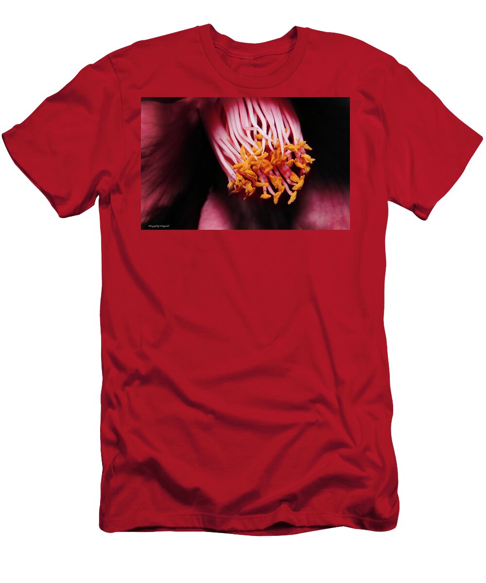 Pollen T-Shirt featuring the photograph Yellow pollen 01 by Kevin Chippindall
