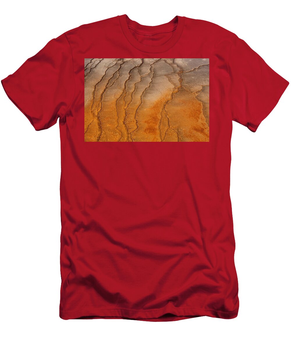 Texture T-Shirt featuring the photograph Yellowstone 2530 by Michael Fryd