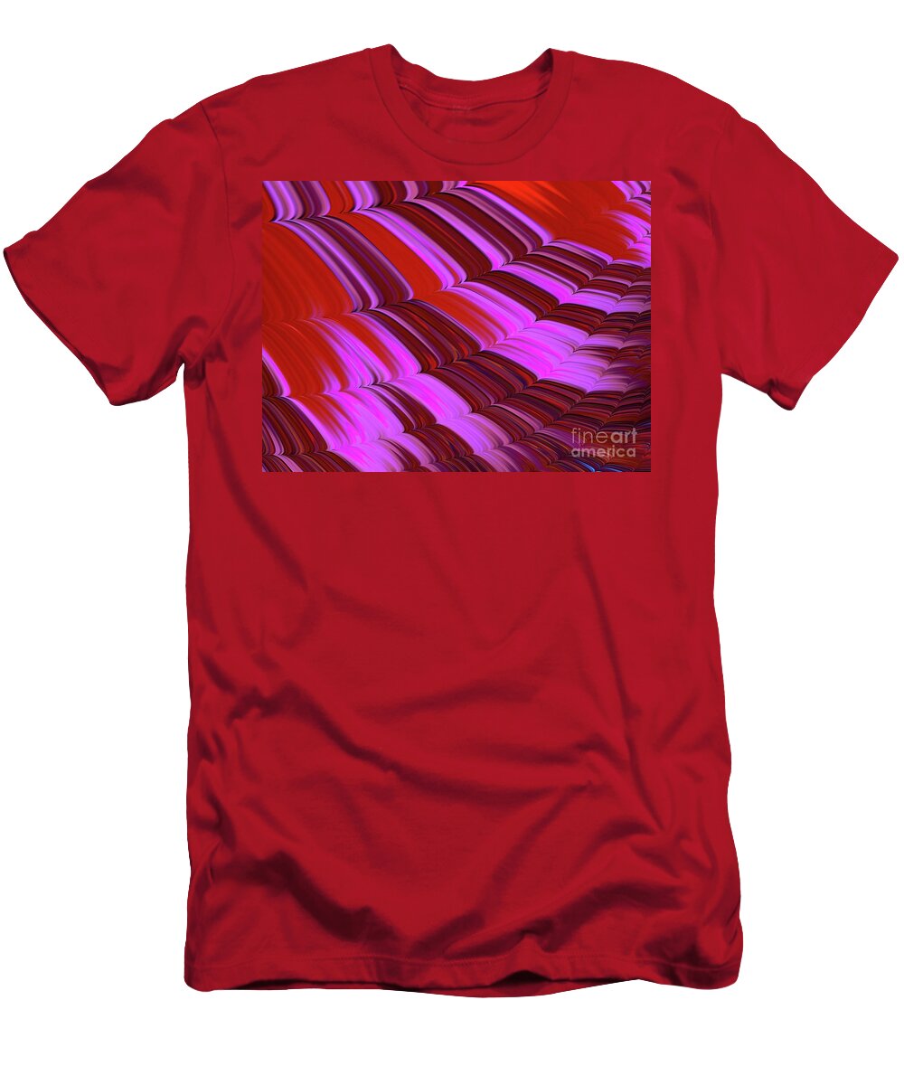 Fractal T-Shirt featuring the digital art Beautiful Abstracts by Raphael Terra #1 by Esoterica Art Agency