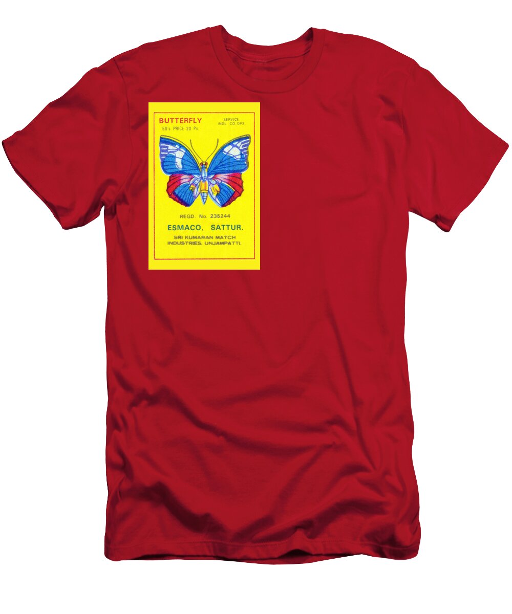 Entomology T-Shirt featuring the mixed media Butterfly by Unknown