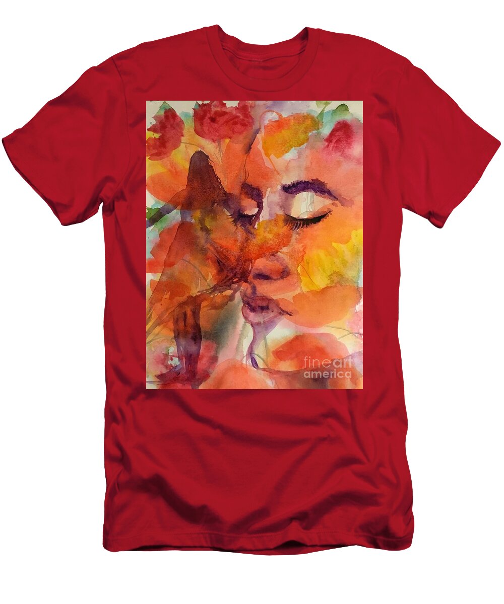 1262019 T-Shirt featuring the painting 1262019 by Han in Huang wong