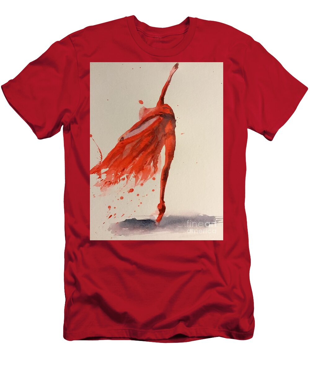 1372019 T-Shirt featuring the painting 1372019 by Han in Huang wong