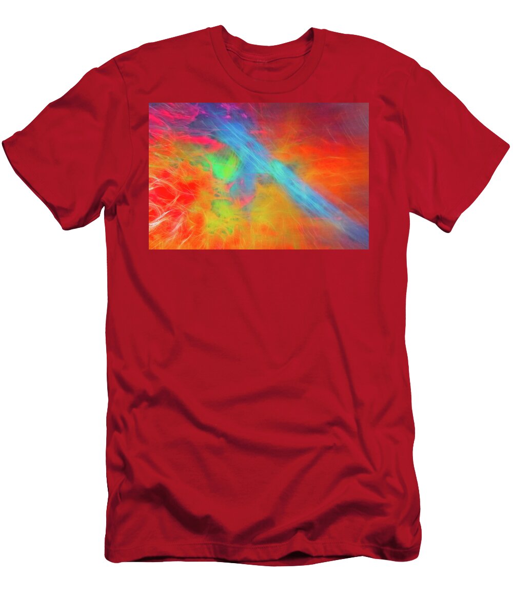 Abstract T-Shirt featuring the digital art Abstract 51 by Steve DaPonte