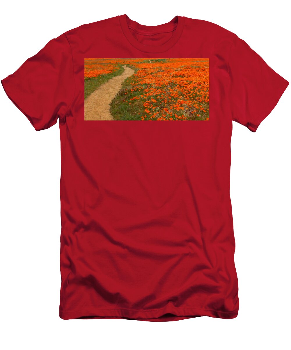 Antelope Valley T-Shirt featuring the digital art Antelope Valley by Russ Harris