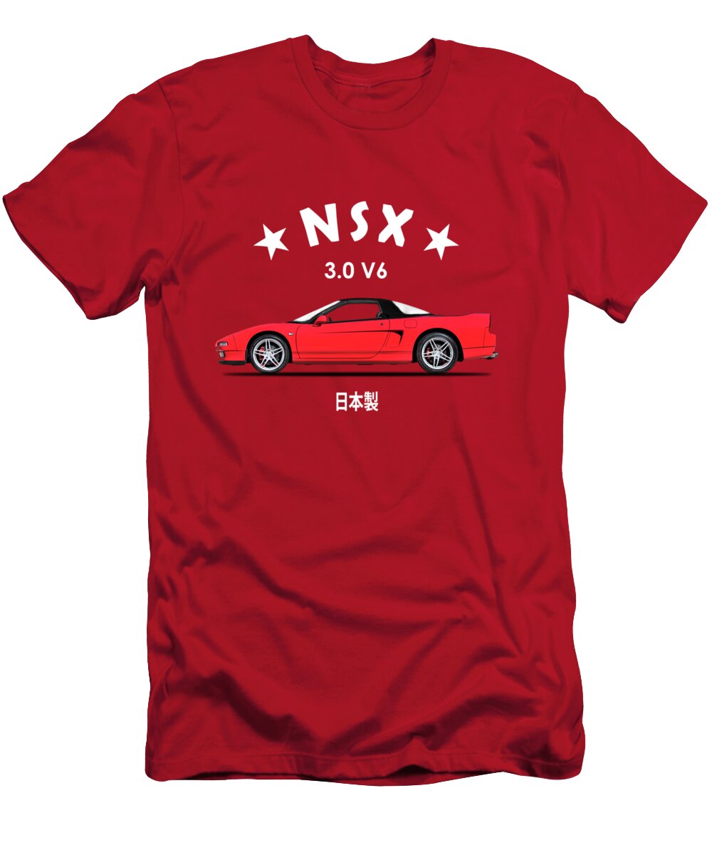 Honda Nsx T-Shirt featuring the photograph The NSX Coupe by Mark Rogan
