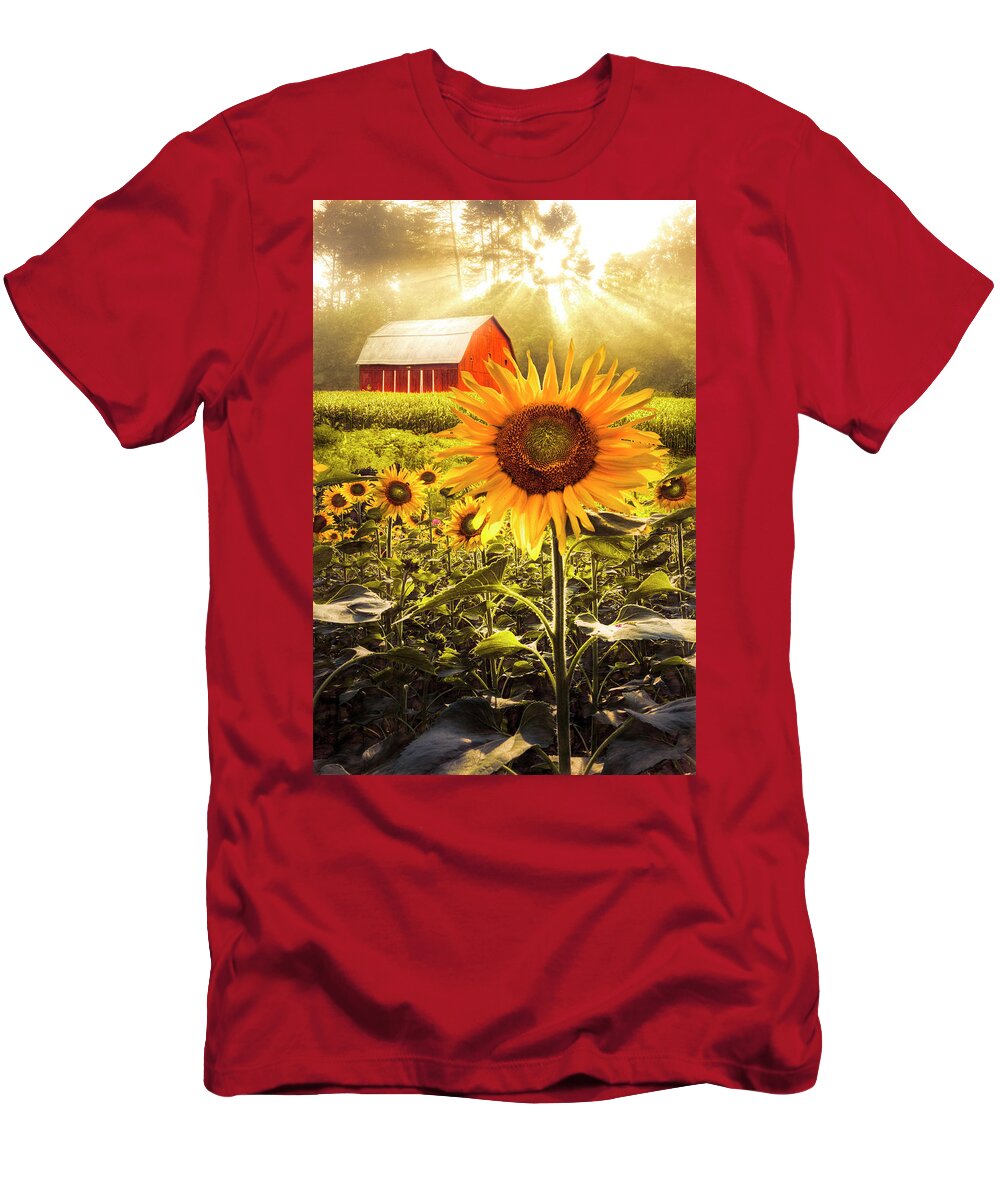 Barns T-Shirt featuring the photograph Autumn Joy by Debra and Dave Vanderlaan