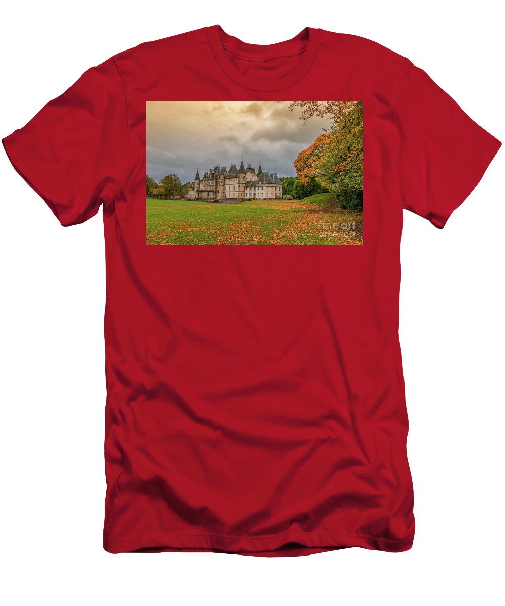 Callendar House T-Shirt featuring the photograph Beautiful Callendar House by Elizabeth Dow