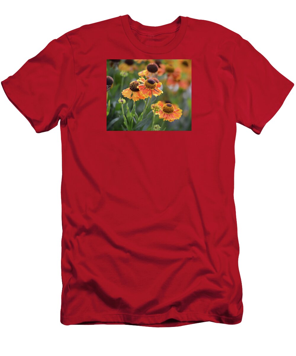 Bouquet T-Shirt featuring the photograph Bouquet of Coneflowers by Whispering Peaks Photography