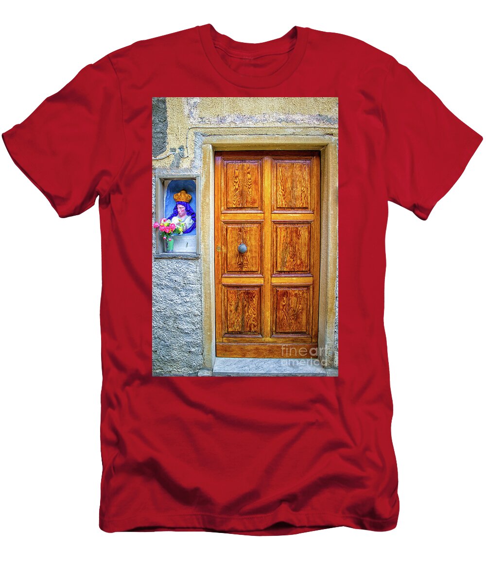 Cannes T-Shirt featuring the photograph Cannes Door by Becqi Sherman