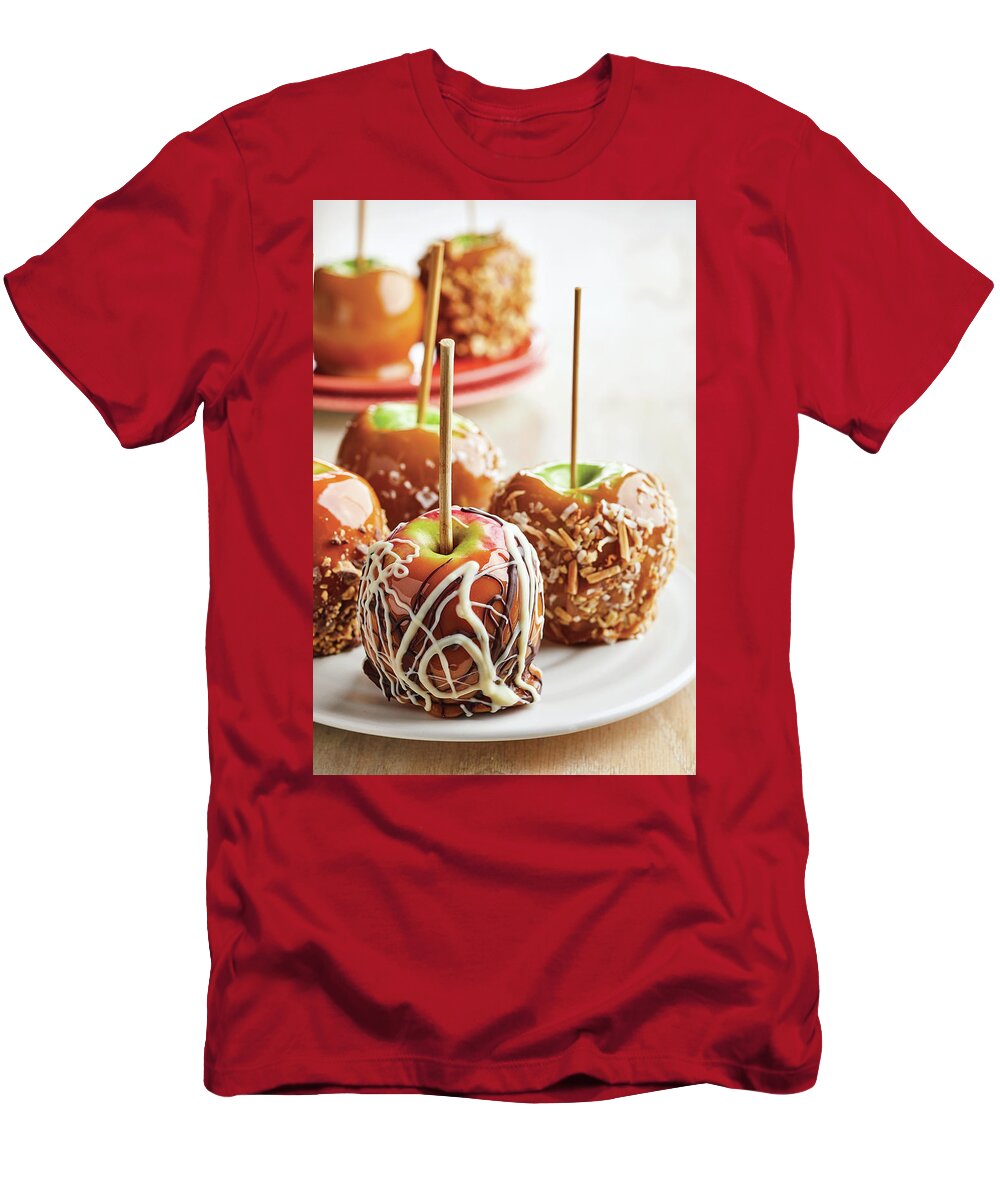 Cuisine At Home T-Shirt featuring the photograph Caramel apple delight by Cuisine a Home