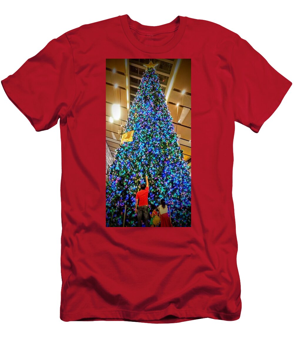 Christmas T-Shirt featuring the photograph Christmas Tree by Aiz