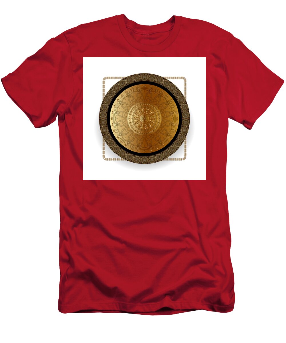 Mandala T-Shirt featuring the digital art Circumplexical No 3491 by Alan Bennington