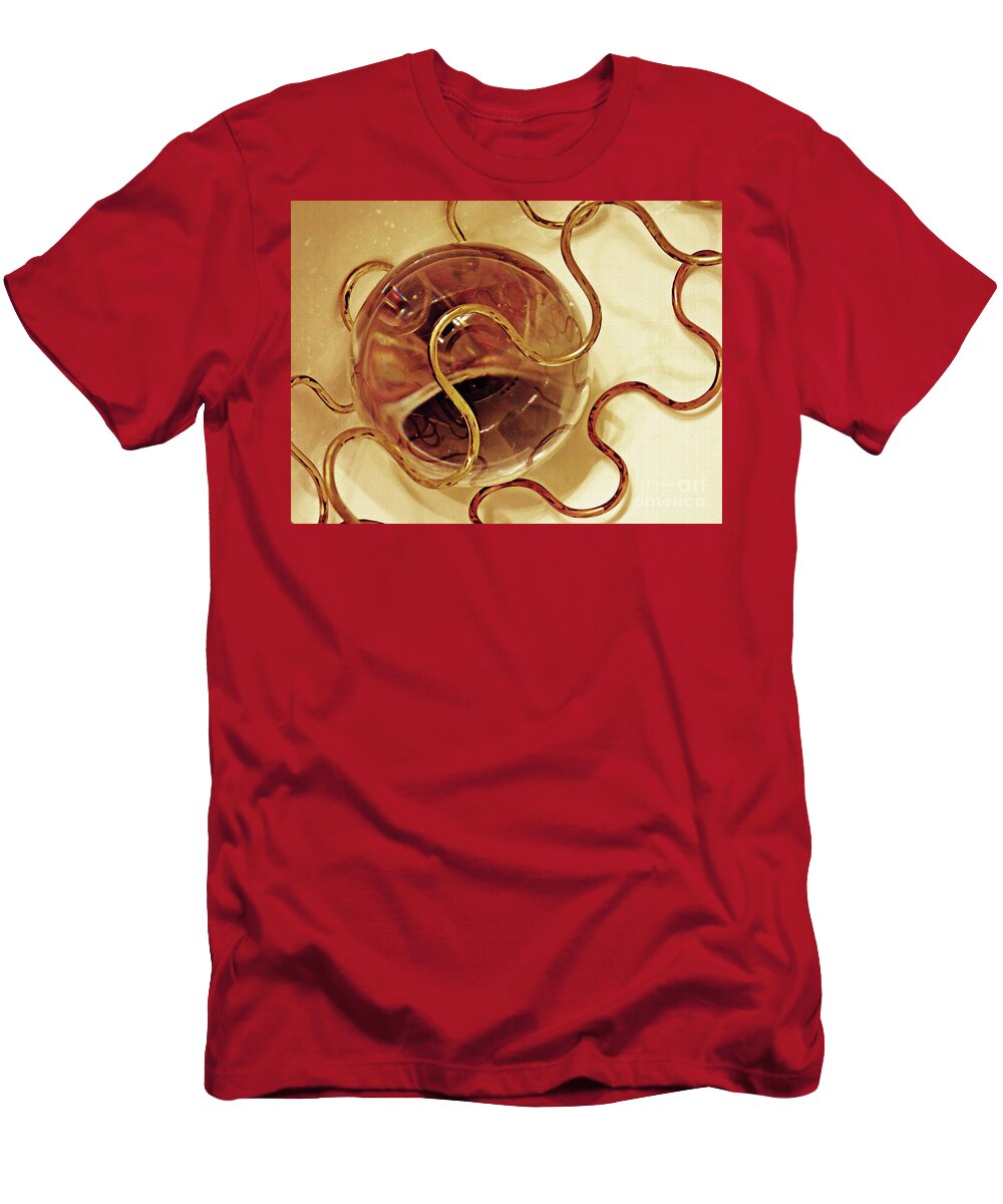 Crystal T-Shirt featuring the photograph Crystal Ball Project 34 by Sarah Loft