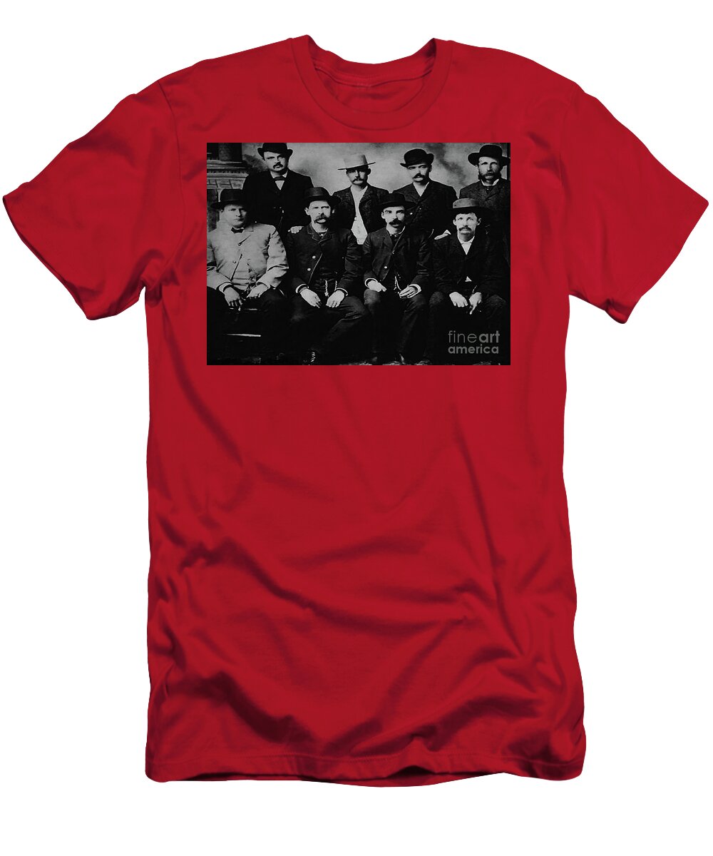 Wyatt Earp T-Shirt featuring the photograph Dodge City Peace Commission by Doc Braham