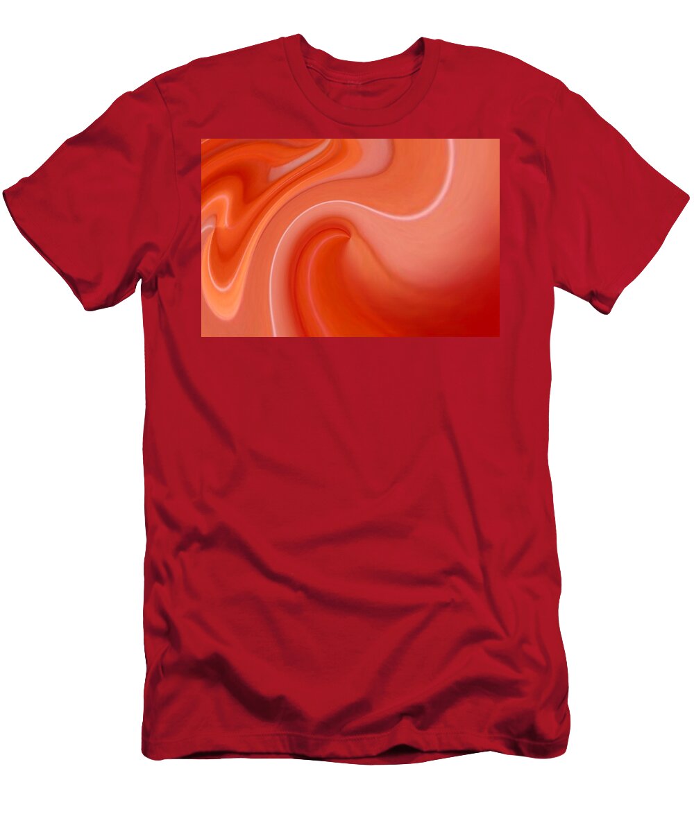 Abstract T-Shirt featuring the photograph Dreamy Waves by Susan Rydberg