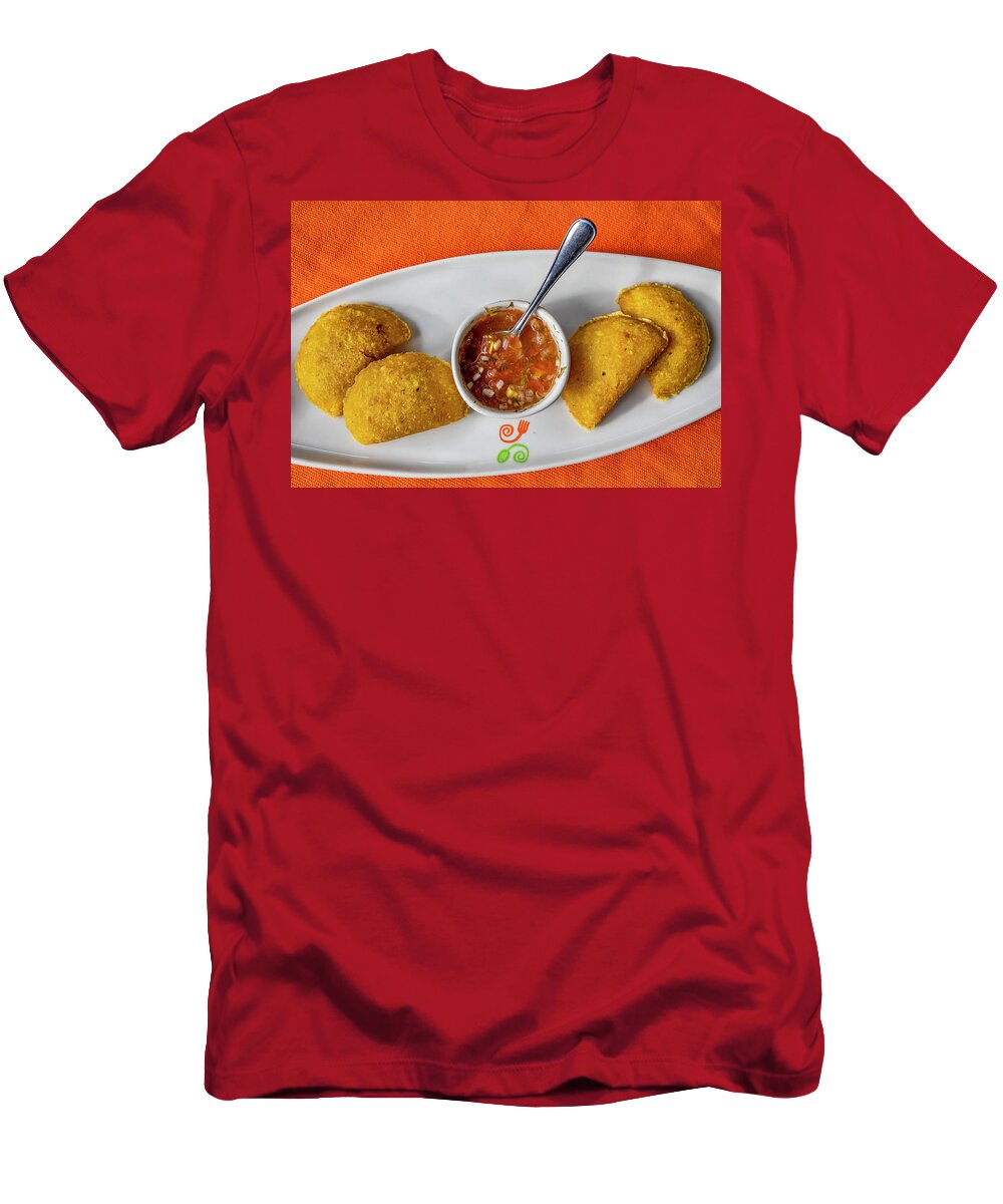 Estock T-Shirt featuring the digital art Empanadas by Photolatino