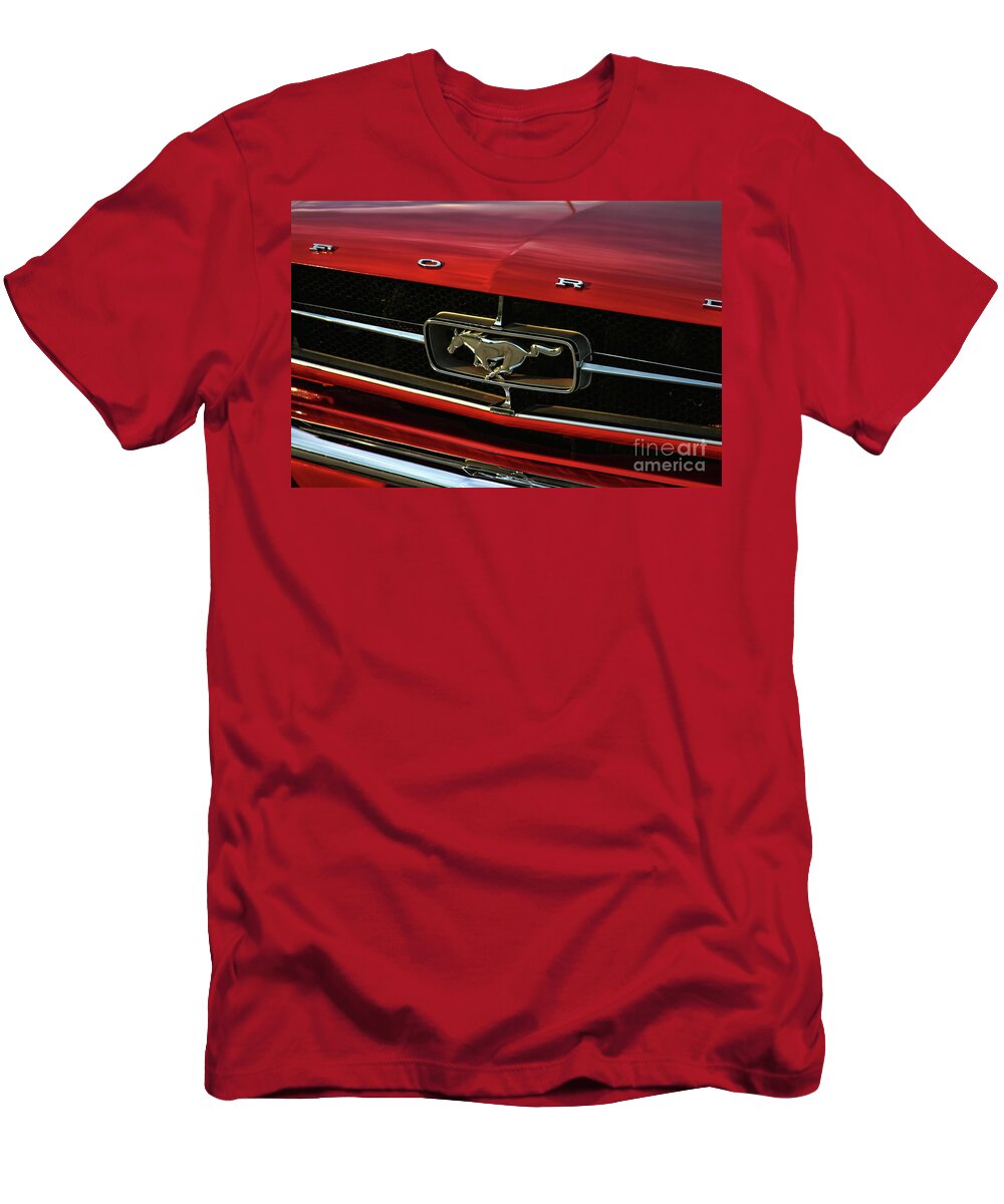 Ford Mustand T-Shirt featuring the photograph Ford Mustang by Joan Bertucci