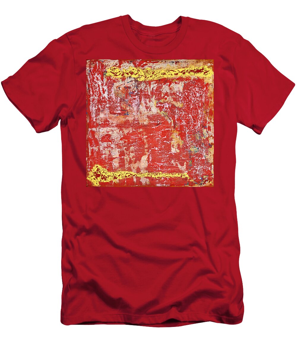 Gamma 11 T-Shirt featuring the painting Gamma #11 Abstract by Sensory Art House