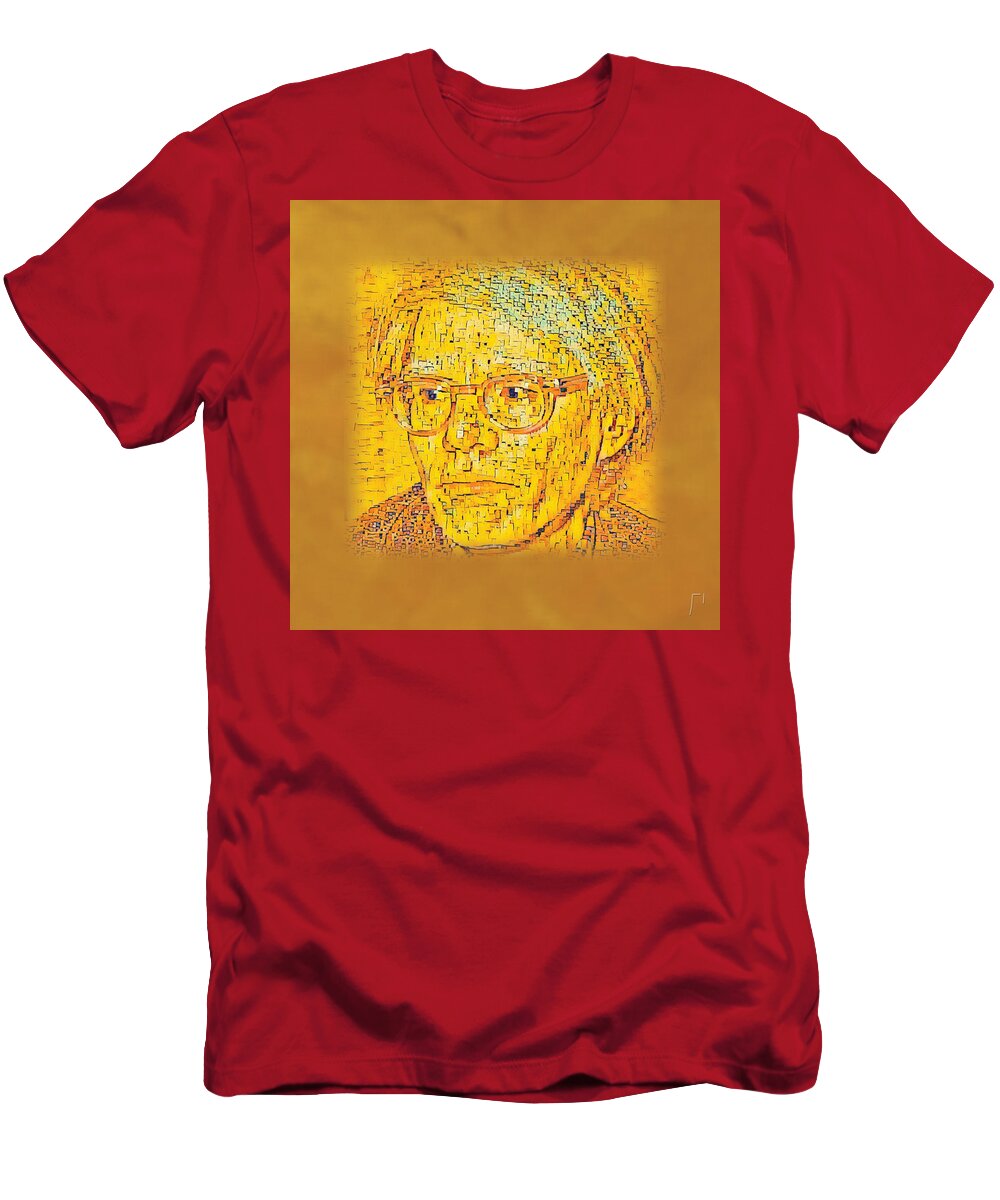 Pop Art T-Shirt featuring the digital art Inspired by Warhol #1 by Sensory Art House