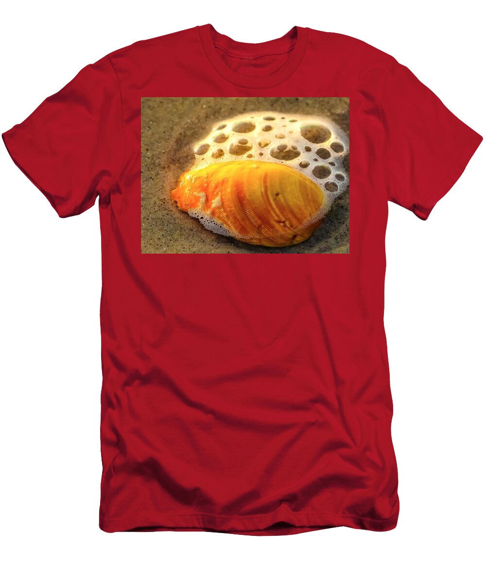 Shell T-Shirt featuring the photograph Jewel of the Sea by Shawn M Greener