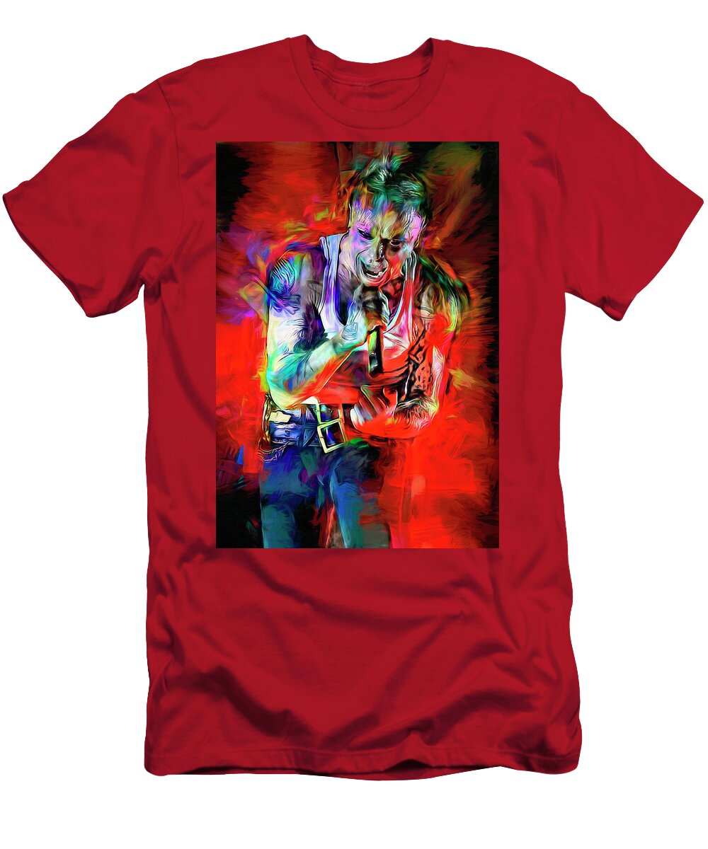 Keith Flint T-Shirt featuring the photograph Keith Flint by Mal Bray