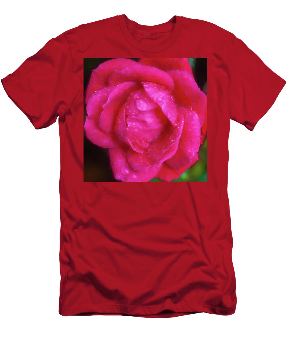 Roses T-Shirt featuring the photograph Knockout Roses 003 by Rich Franco