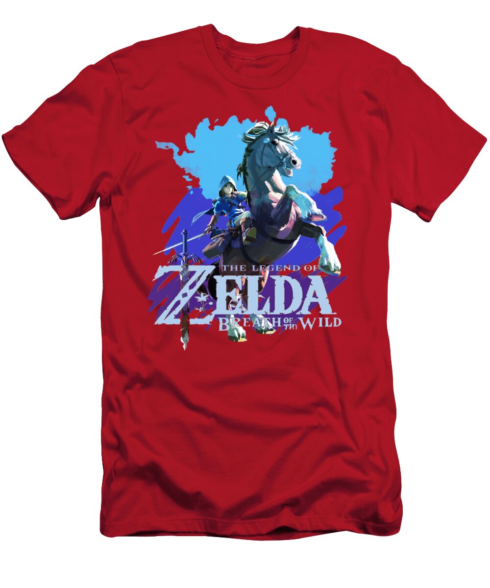 Legend Of Zelda T-Shirt featuring the digital art Legend of Zelda , Breath of The Wild 2 by Elsie A Heim