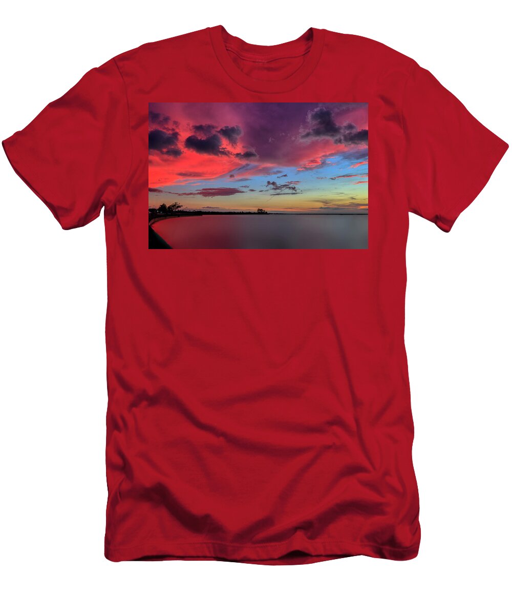 Long Exposure T-Shirt featuring the photograph Magical Sunset by JASawyer Imaging